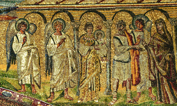 3. Santa Maria Maggiori, Rome. Roman-Byzantine Mosaic. 5th century  kopia